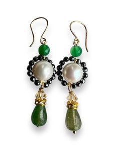 Baroque Pearl and Mother OF Pearl Earrings