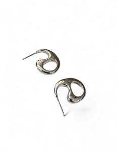 Geo Silver Bold Earrings